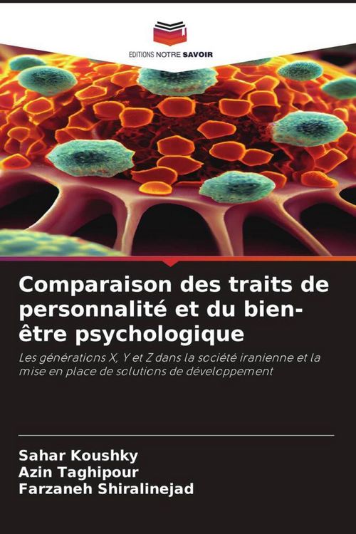 Produktbild: Comparaison des traits de personnalit&eacute; et du bien-&ecirc;tre psychologique