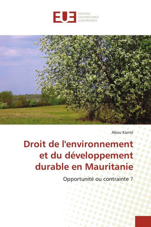 Produktbild: Droit de l'environnement et du d&eacute;veloppement durable en Mauritanie