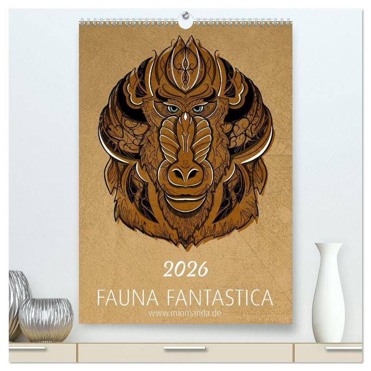Produktbild: Fauna Fantastica (hochwertiger Premium Wandkalender 2026 DIN A2 hoch), Kunstdruck in Hochglanz