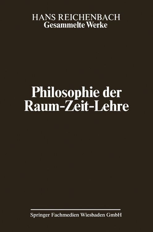Produktbild: Philosophie der Raum-Zeit-Lehre