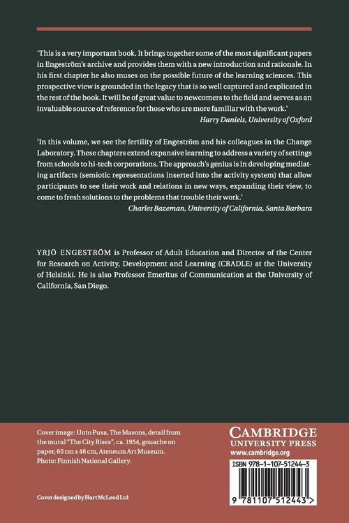 Produktbild: Studies in Expansive Learning