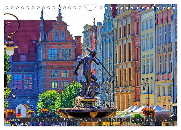 Produktbild: Von Stettin nach Danzig (Wandkalender 2026 DIN A4 quer), CALVENDO Monatskalender