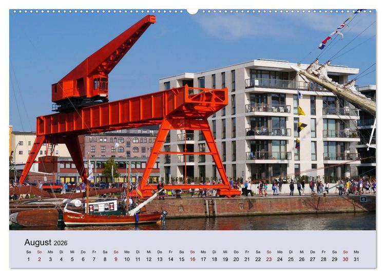 Produktbild: Bremerhaven. Die Seestadt an der Nordseek&uuml;ste (hochwertiger Premium Wandkalender 2026 DIN A2 quer), Kunstdruck in Hochglanz