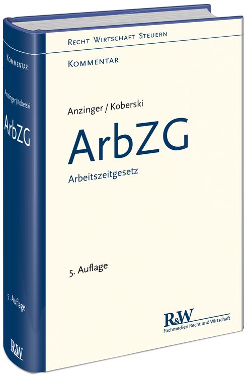 Produktbild: ArbZG - Arbeitszeitgesetz