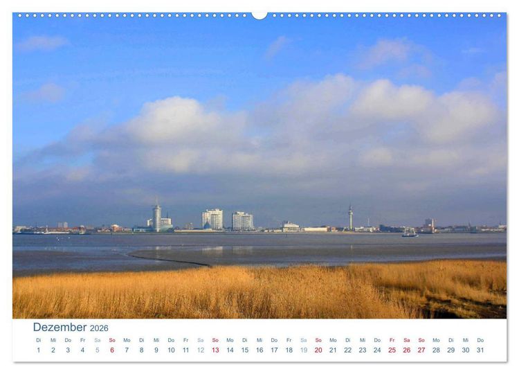 Produktbild: Bremerhaven 2026. Impressionen aus den Havenwelten (Wandkalender 2026 DIN A2 quer), CALVENDO Monatskalender