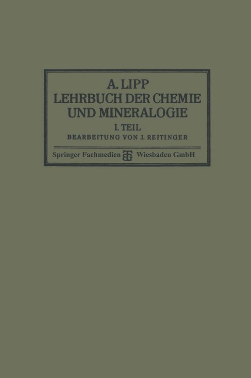 Produktbild: Lehrbuch der Chemie und Mineralogie