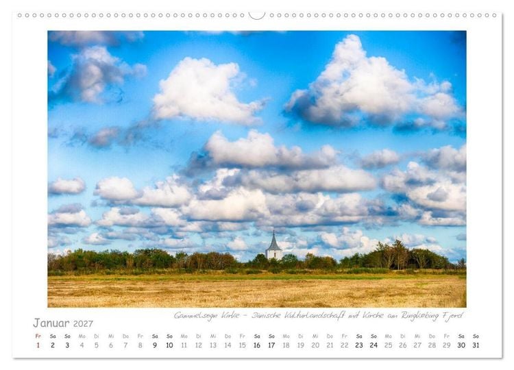 Produktbild: Sehnsucht Westj&uuml;tland (hochwertiger Premium Wandkalender 2027 DIN A2 quer), Kunstdruck in Hochglanz
