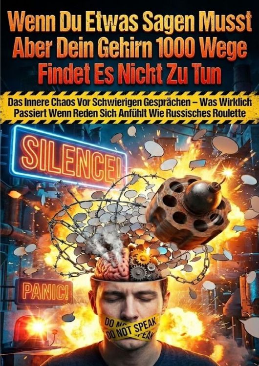 Produktbild: Wenn Du Etwas Sagen Musst Aber Dein Gehirn 1000 Wege Findet Es Nicht Zu Tun