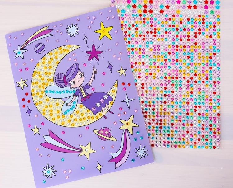 Produktbild: Mein Diamant-Stickerheft &ndash; Feen