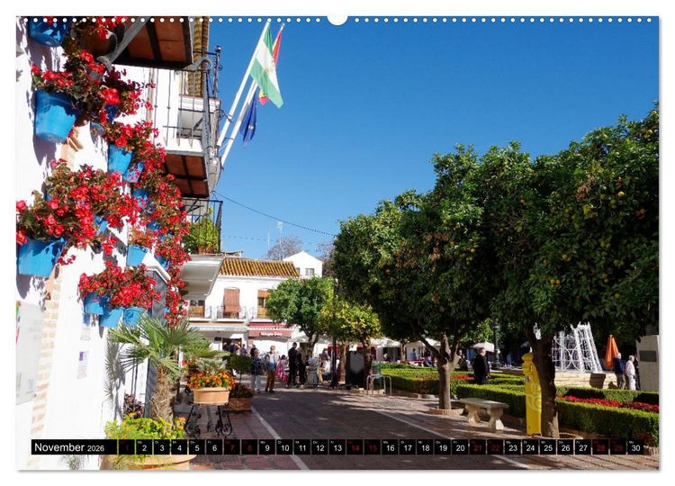 Produktbild: Marbella - Mond&auml;n und charmant (Wandkalender 2026 DIN A2 quer), CALVENDO Monatskalender