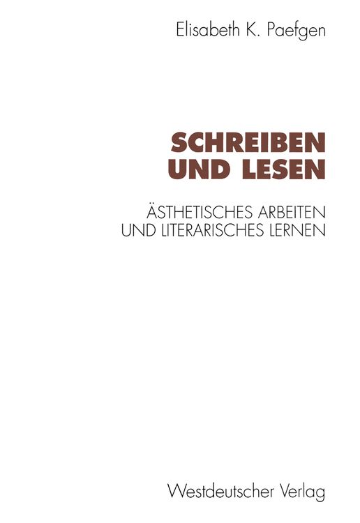 Produktbild: Schreiben und Lesen
