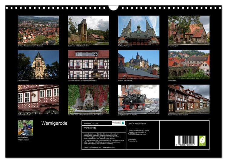 Produktbild: Wernigerode (Wandkalender 2026 DIN A3 quer), CALVENDO Monatskalender