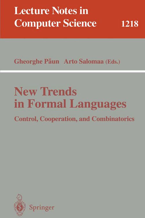 Produktbild: New Trends in Formal Languages