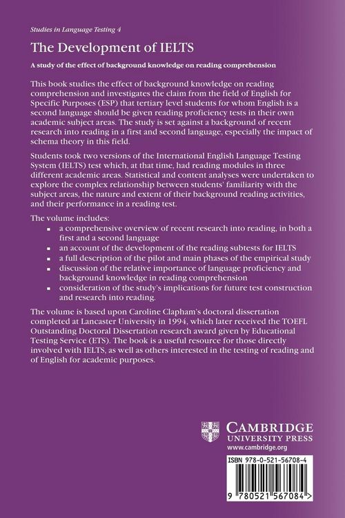 Produktbild: The Development of Ielts