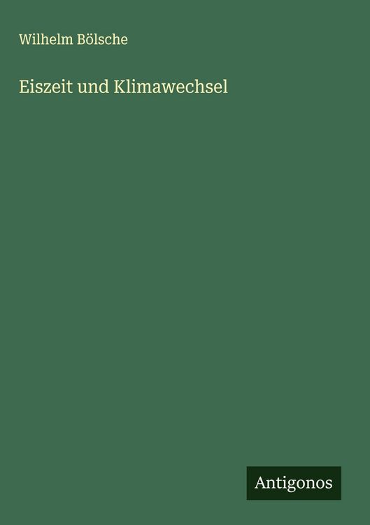 Produktbild: Eiszeit und Klimawechsel