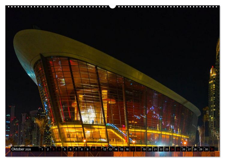 Produktbild: Dubai W&uuml;stenstadt (Wandkalender 2026 DIN A2 quer), CALVENDO Monatskalender