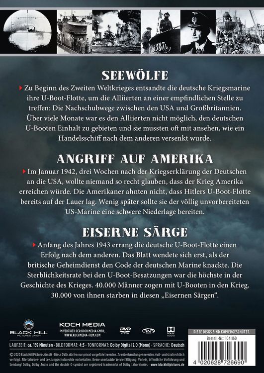 Produktbild: U-Bootkrieg des Zweiten Weltkrieges [3 DVDs]