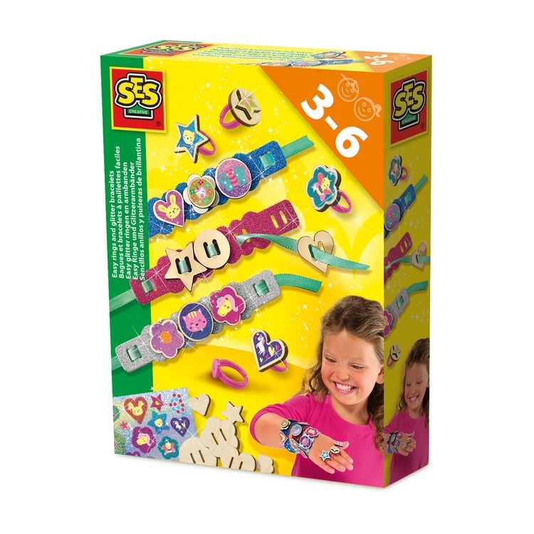 Produktbild: SES CREATIVE Bastelset Easy Ringe und Armb&auml;nder
