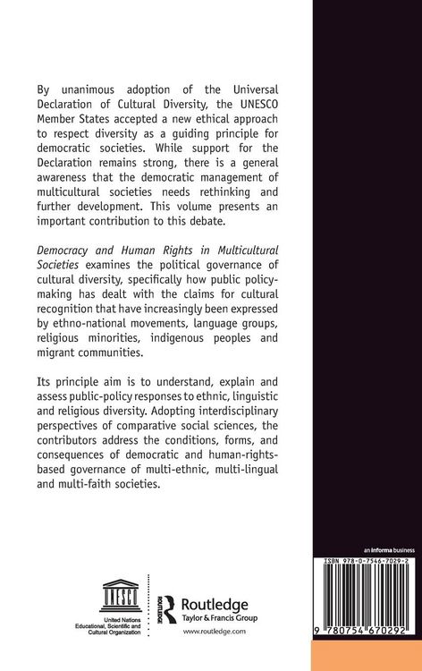 Produktbild: Democracy and Human Rights in Multicultural Societies