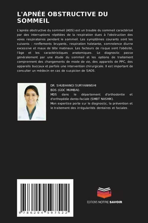 Produktbild: L'apn&eacute;e Obstructive Du Sommeil