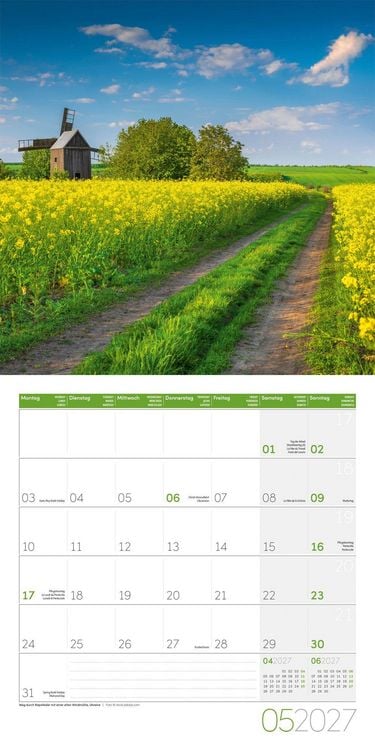 Produktbild: Traumpfade Kalender 2027 - 30x30 - Art12
