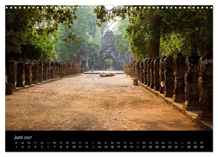 Produktbild: Tempel rund um Angkor Wat (Wandkalender 2027 DIN A3 quer), CALVENDO Monatskalender