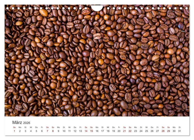 Produktbild: Genussmomente Kaffee (Wandkalender 2026 DIN A4 quer), CALVENDO Monatskalender
