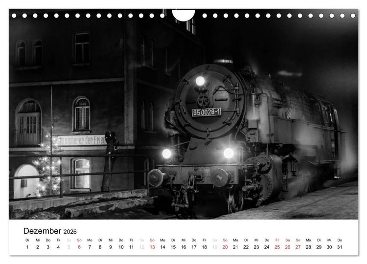 Produktbild: Dampfloks in der DDR (Wandkalender 2026 DIN A4 quer), CALVENDO Monatskalender