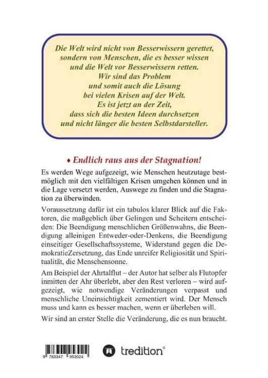 Produktbild: Die Evolution braucht Dich jetzt
