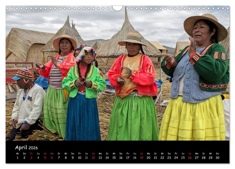 Produktbild: Traumziel Peru (Wandkalender 2026 DIN A3 quer), CALVENDO Monatskalender