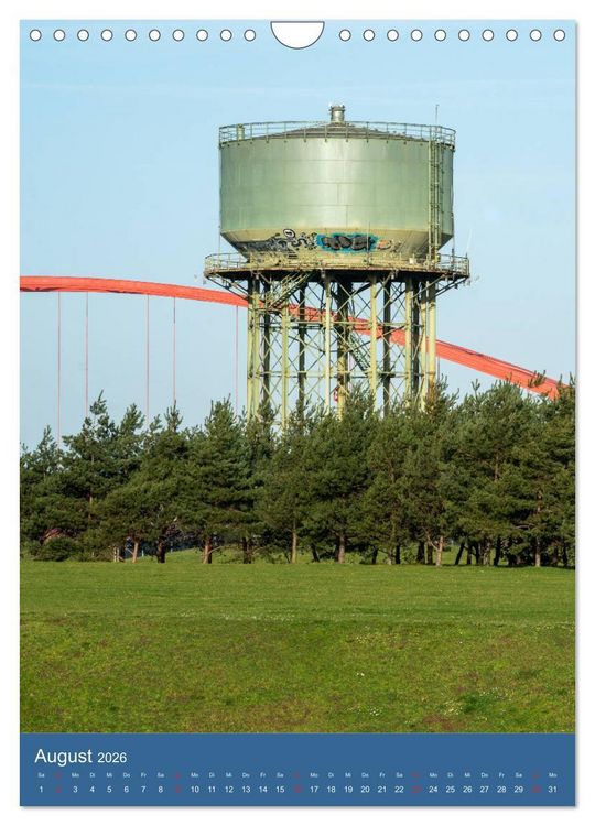Produktbild: Wassert&uuml;rme im Ruhrgebiet (Wandkalender 2026 DIN A4 hoch), CALVENDO Monatskalender