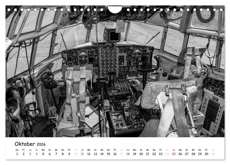 Produktbild: Flight deck - das beste B&uuml;ro (Wandkalender 2026 DIN A4 quer), CALVENDO Monatskalender