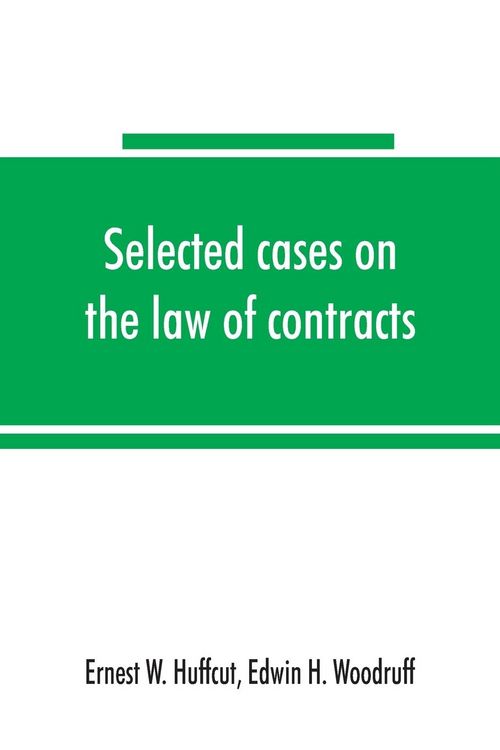Produktbild: Selected cases on the law of contracts