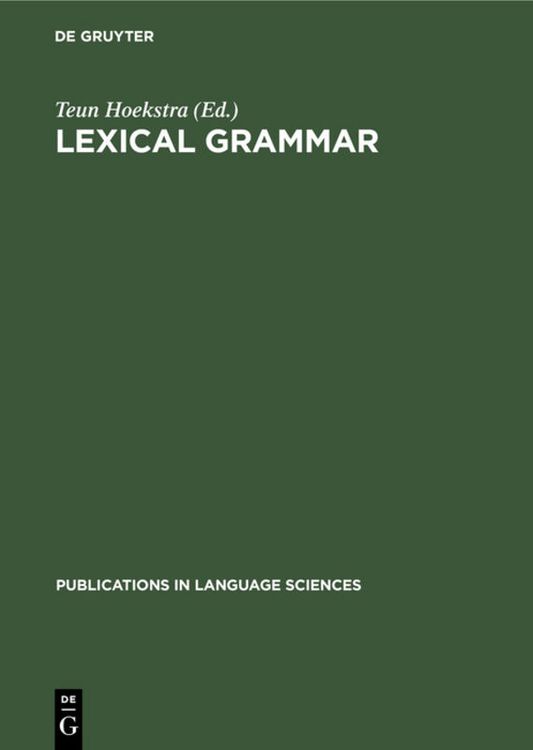 Produktbild: Lexical grammar