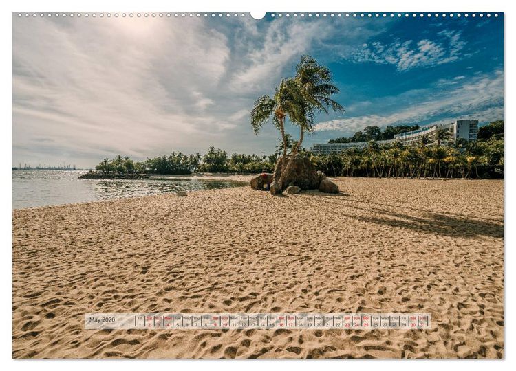 Produktbild: Discover Singapore (High Quality Premium Wall Calendar 2026 DIN A2 landscape),CALVENDO 12 Month Wall Calendar