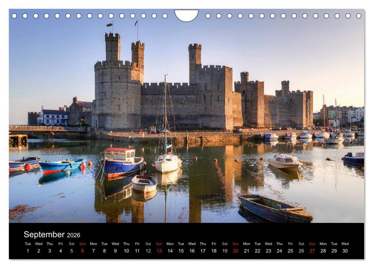 Produktbild: Wales (Wall Calendar 2026 DIN A4 landscape), CALVENDO 12 Month Wall Calendar