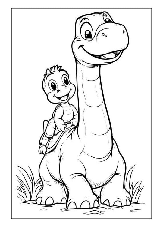 Produktbild: Dino Malbuch ab 4 Jahren