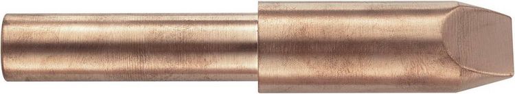 Produktbild: TOOLCRAFT L&ouml;tspitze Mei&szlig;elform Spitzen-Gr&ouml;&szlig;e 25.5mm Inhalt 1St.