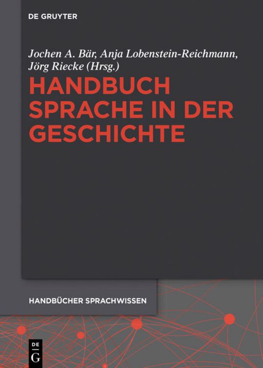 Produktbild: Handbuch Sprache in der Geschichte