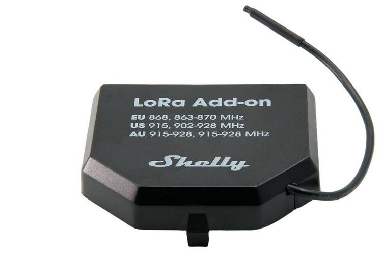 Produktbild: Shelly LoRa Add-on Funk-Schalter