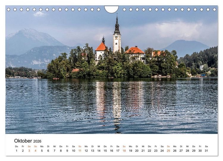 Produktbild: Oberkrain und Triglav-Nationalpark (Wandkalender 2026 DIN A4 quer), CALVENDO Monatskalender