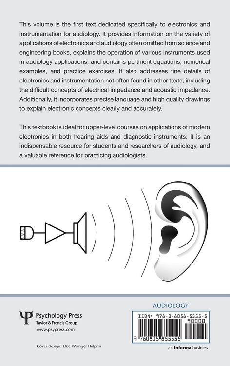 Produktbild: Electronics and Instrumentation for Audiologists