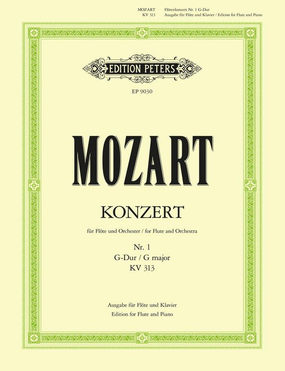 Produktbild: Flute Concerto No. 1 in G, with Cadenzas K.313