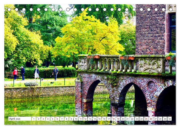 Produktbild: Gr&uuml;nes Paradies - Schlosspark Paffendorf (Tischkalender 2026 DIN A5 quer), CALVENDO Monatskalender