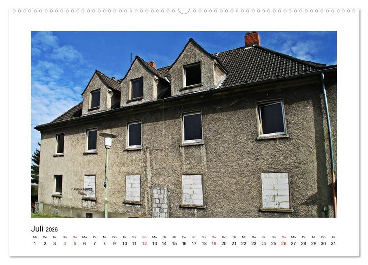 Produktbild: Verlassene Orte Ruhrgebiet (Wandkalender 2026 DIN A2 quer), CALVENDO Monatskalender