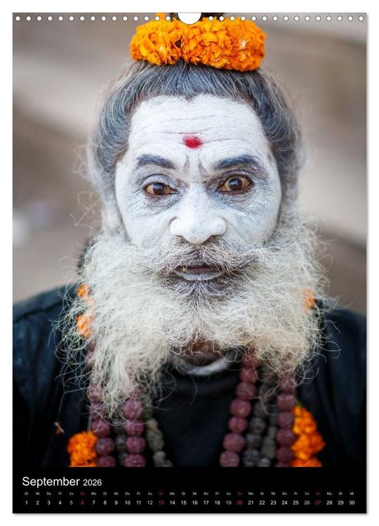 Produktbild: Portraits aus Indien (Wandkalender 2026 DIN A3 hoch), CALVENDO Monatskalender