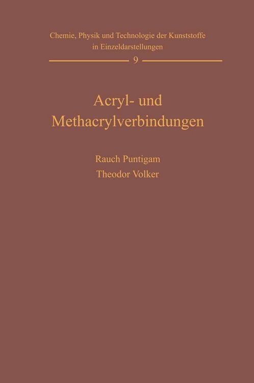 Produktbild: Acryl- und Methacrylverbindungen