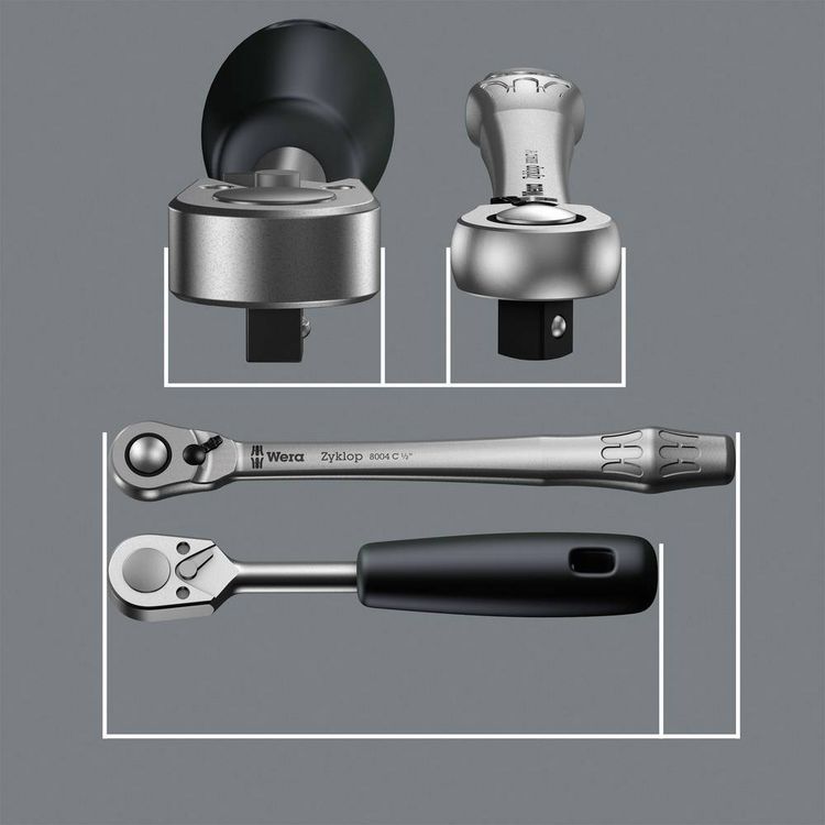 Produktbild: Wera Werk Zyklop Metall-Knarre 004004