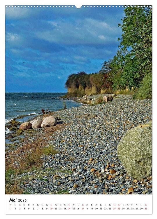 Produktbild: R&uuml;gen-Idyllische Momente (Wandkalender 2026 DIN A2 hoch), CALVENDO Monatskalender