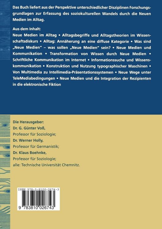 Produktbild: Neue Medien im Alltag